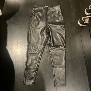 Abercrombie & Fitch Vegan Leather Leggings